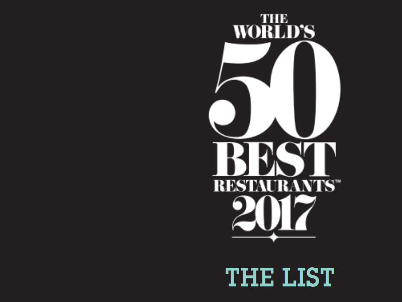 The World’s 50 Best Restaurants Named