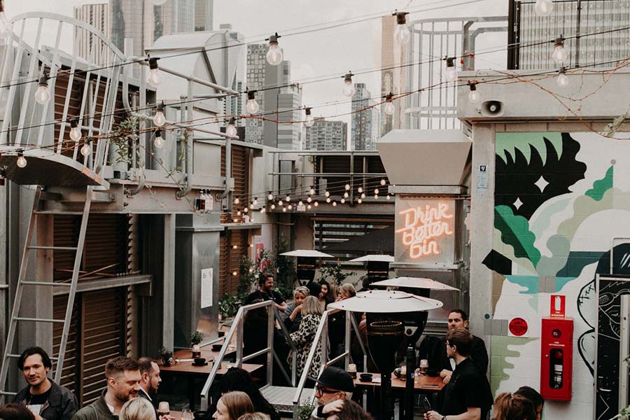 QT Melbourne Secret Garden Bar