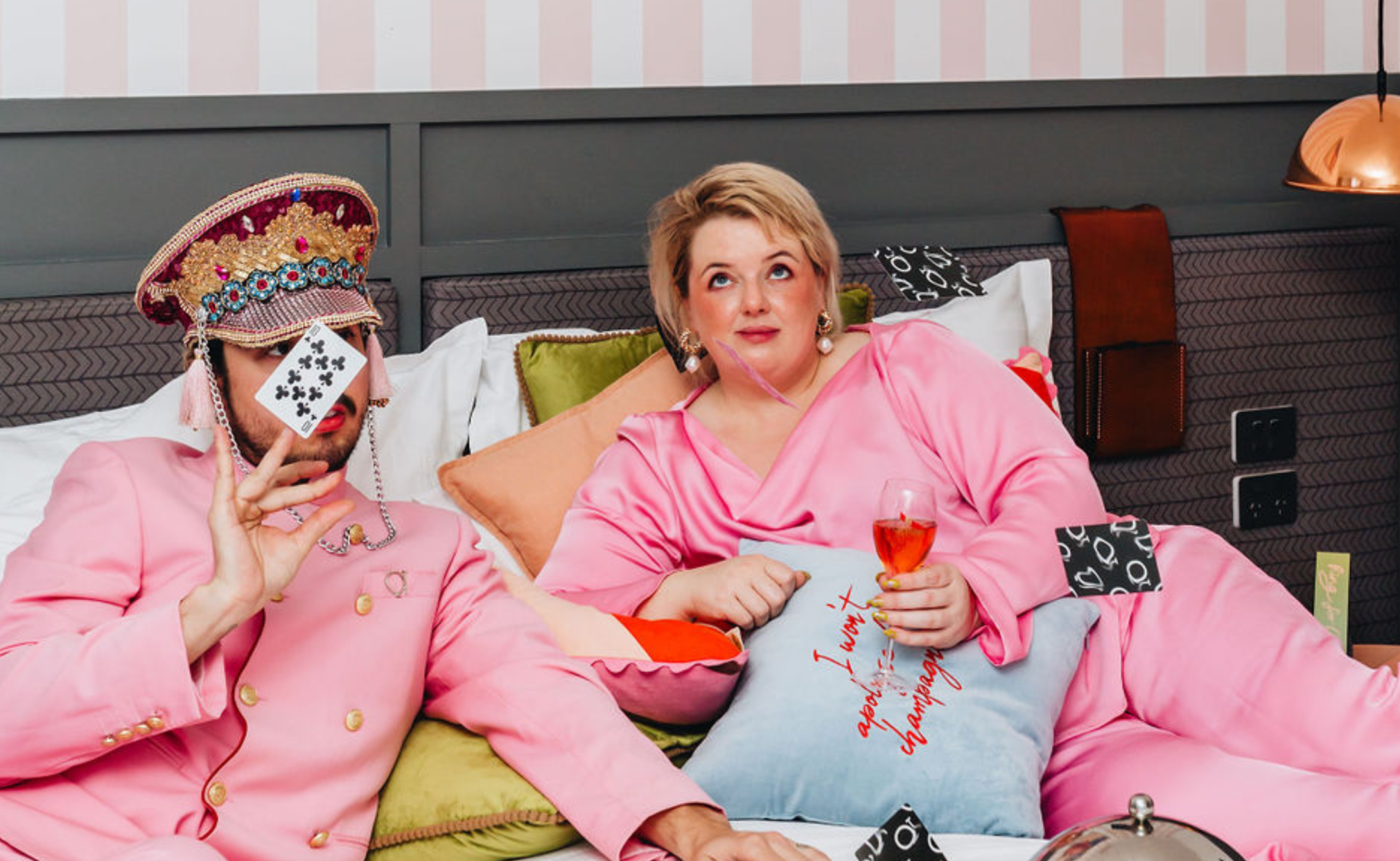 Evie Kemp's Playful Champagne Parlour Makeover