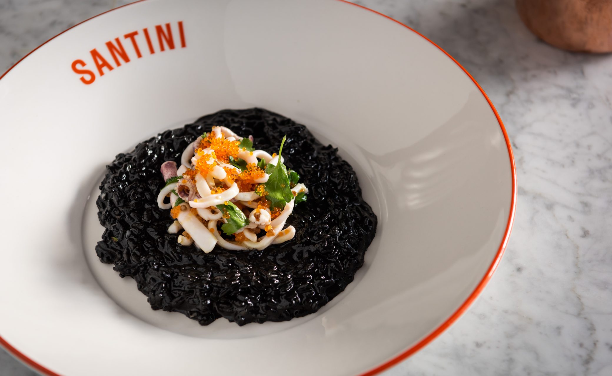 Spotlight on Santini’s Ink-redible Squid ink risotto