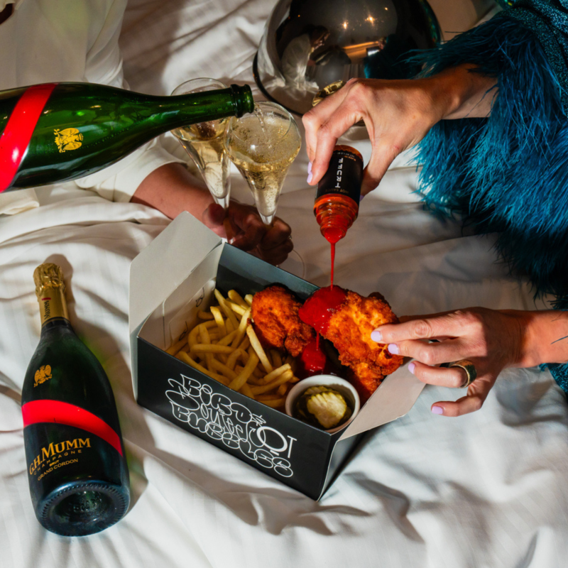 Champagne Problems & Fried Chicken in Bed – Finally Getting to Live Out the Rock Star Fantasy on a Wild Staycation