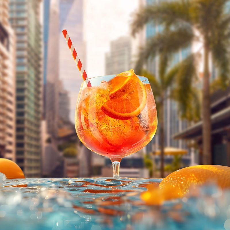 Sunset Spritz at Rooftop
