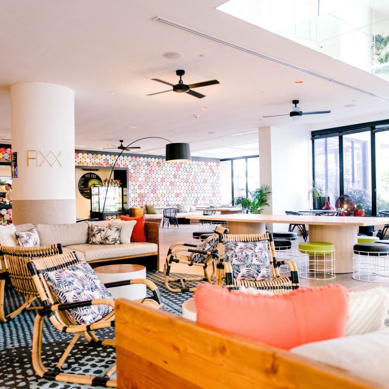 QT Gold Coast Cafe Fixx Lobby