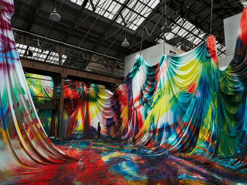 The Katharina Grosse Exhibit is a Must