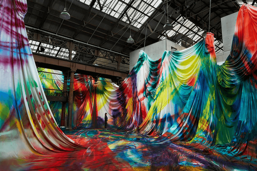The Katharina Grosse Exhibit is a Must