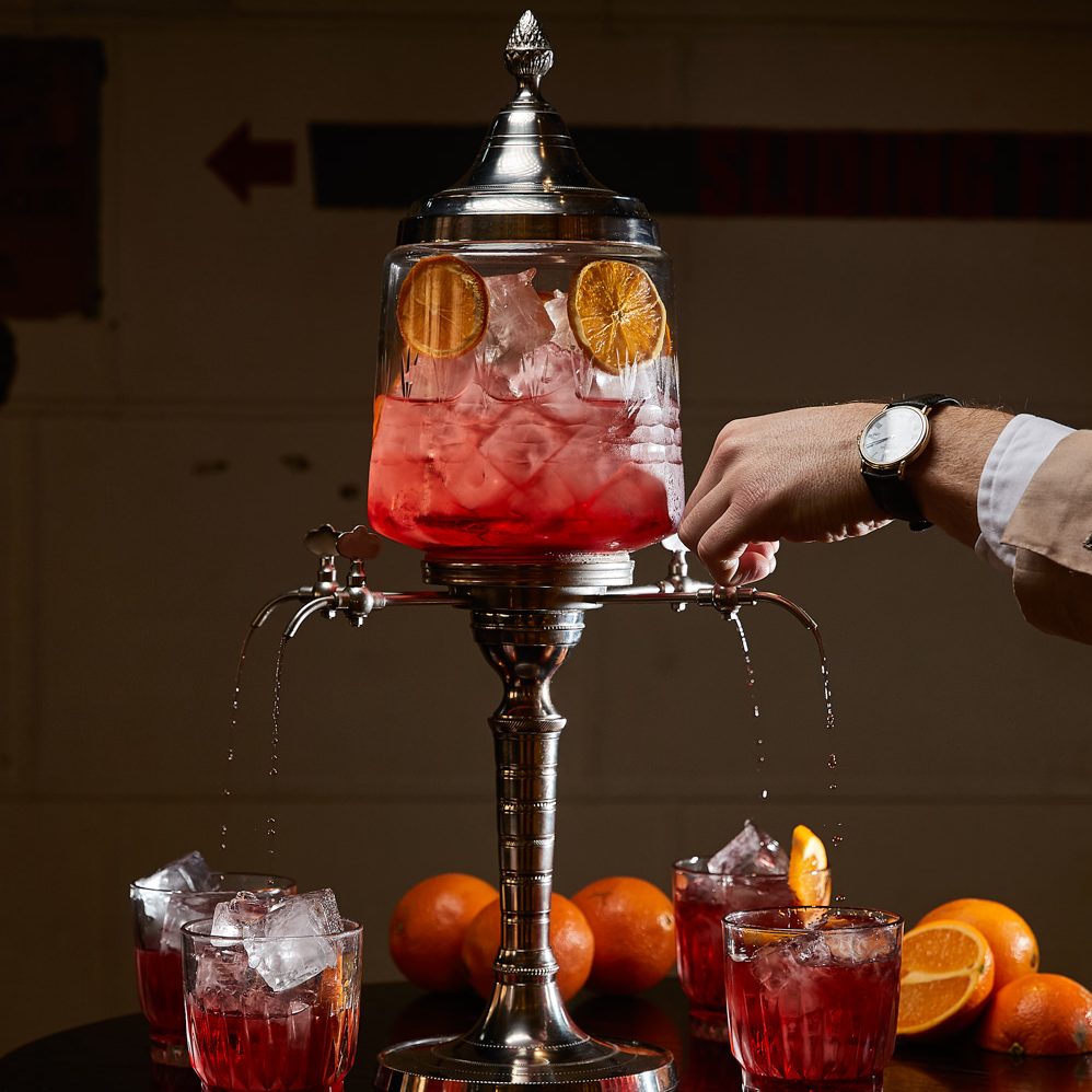 QT at Home - Gowings Bar's Negroni Fountain