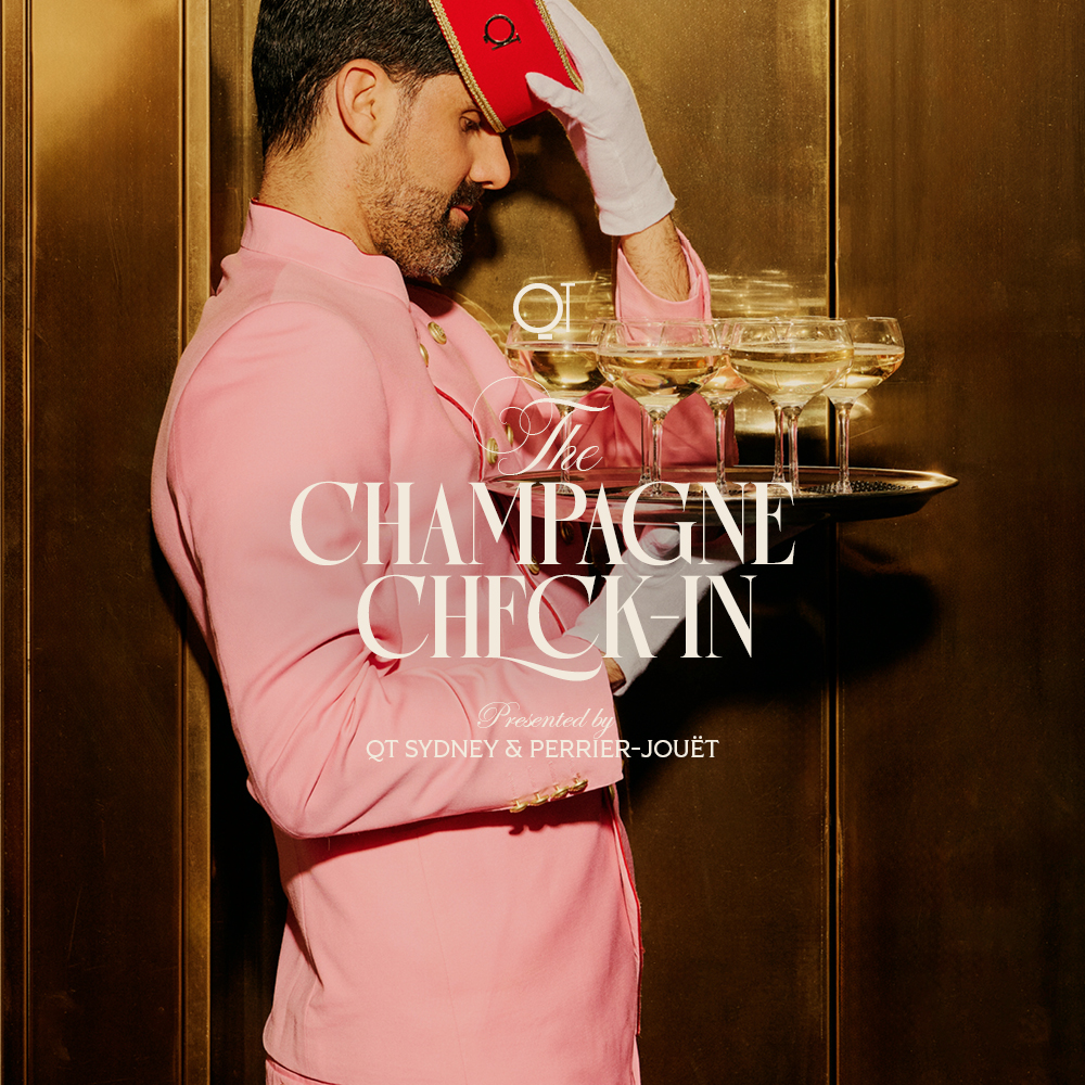 The Champagne Check-In