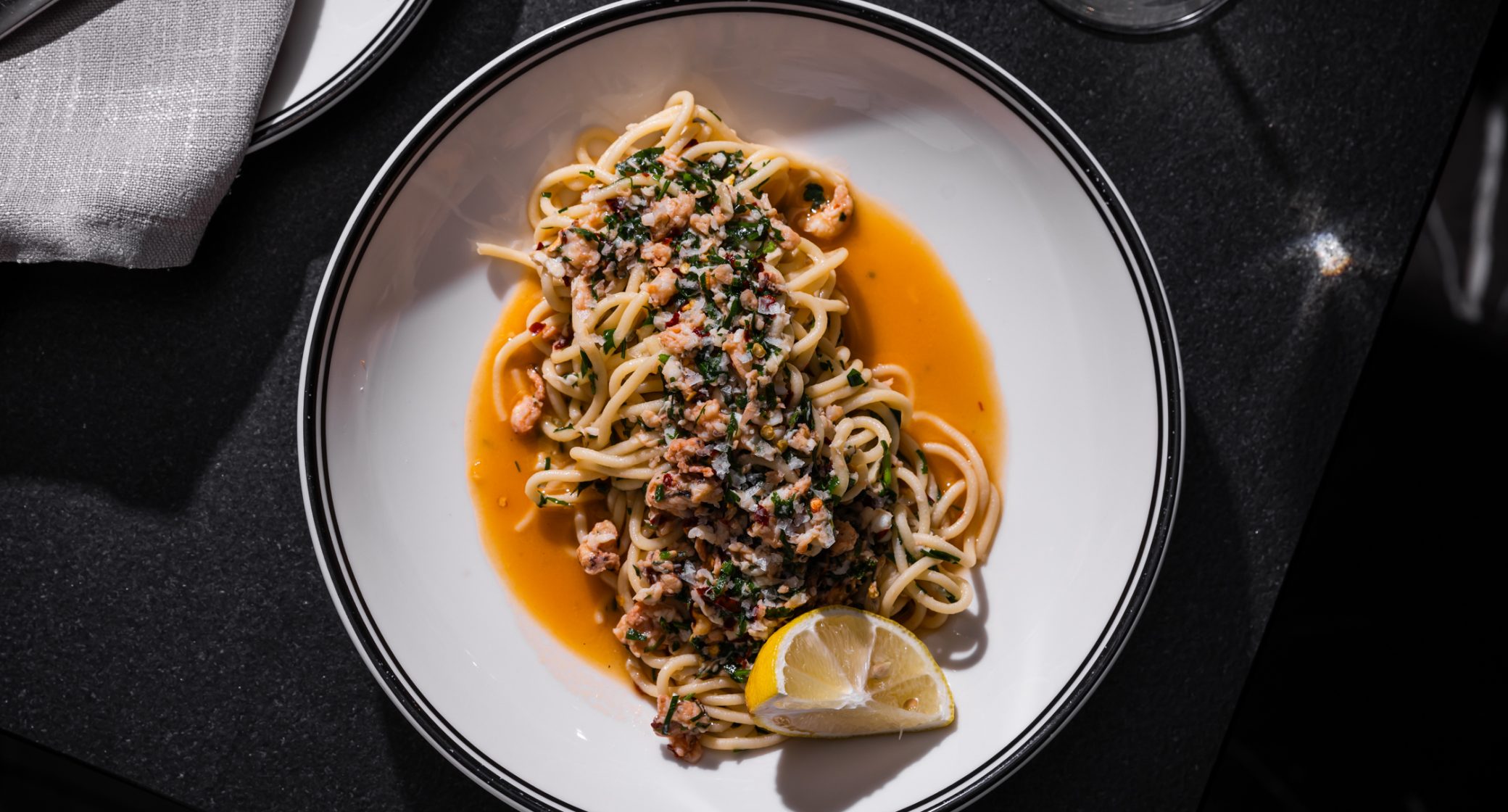 Aglio e Olio pasta photo